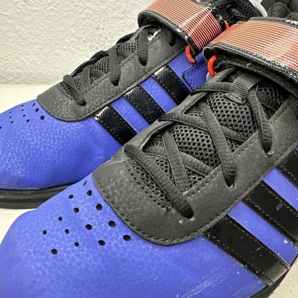 Adidas Powerlift 2.0 Purple Lace Up Weightlifting Strap Shoes